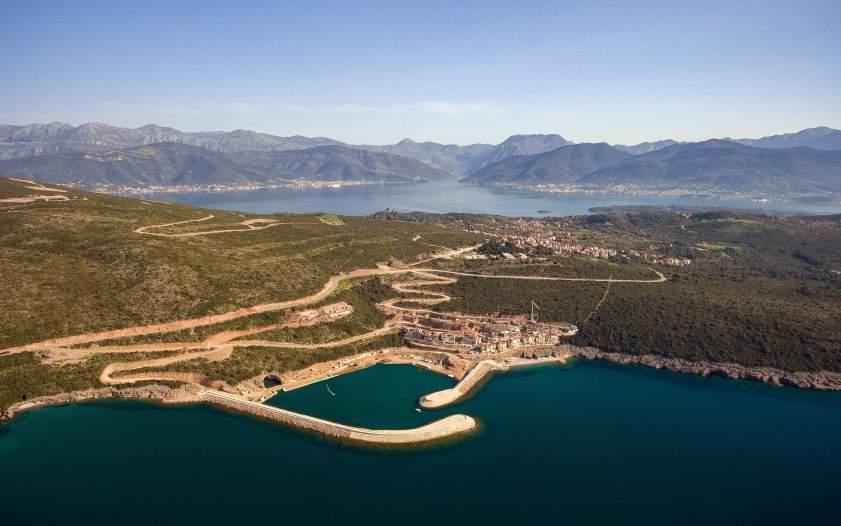 Luštica As of May 2016, 160 real estate units are either completed or under construction and the main marina comprising 176 berths is nearing completion.