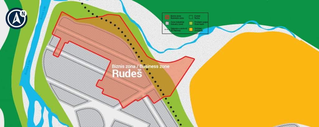 Business zone of Rudeš The Old Royal Capital Cetinje has two business zones suitable for the development of greenfield and brownfield investments.