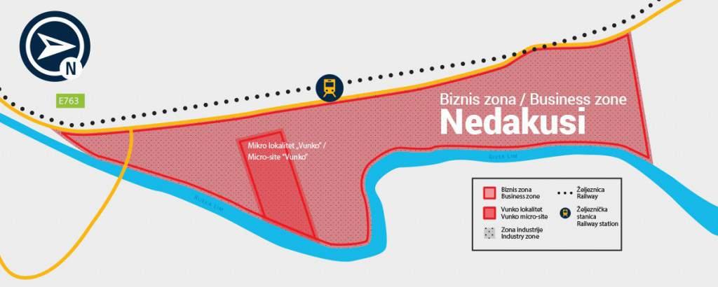 It has set up the Nedakusi, Cerovo, Vraneška dolina and Bisticka dolina business zones.