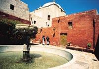 The Santa Catalina Convent is called "a city within a city", a Spanish city in miniature with stone streets, beautiful patios, and plaza, it is a masterpiece of colonial architecture, and houses some