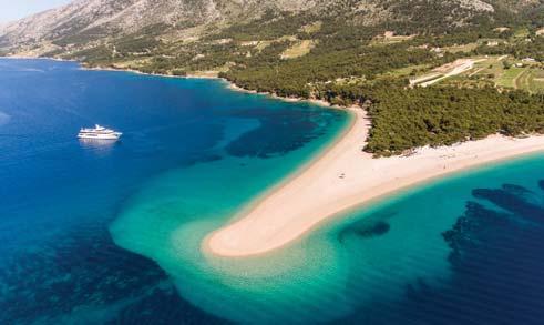 This lovely island was supposedly a favorite holiday spot for the Greek hero Ulysses! Your evening is free in Mljet. day 6 thursday mljet pučišća Take a break for a swim during your morning cruise.