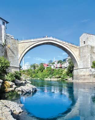 Sightseeing tour of the Old City of Mostar, recently included in the UNESCO s List of World Cultural Heritage. We tour its elegant Bridge, Old Bazaar, the Mosque and a typical Turkish house.