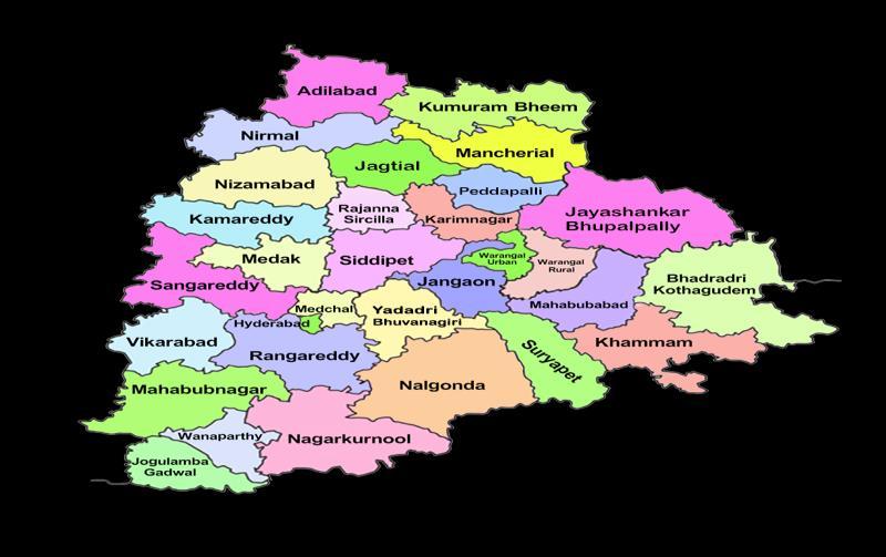 FACT FILE Hyderabad, Secunderabad and Warangal are the key cities in the state. Parameters Capital Telangana Hyderabad Geographical area (lakh sq.
