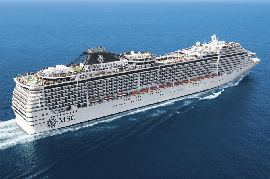 MSC DIVINA Tonnage: 139,400 Length: 1,094 Passengers: 4,345 3-day Bahamas (round trip from Miami) Cape Canaveral, Great Stirrup Cay Nov.