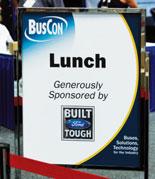 a link to your site on the BusCon website Event Guide listing including company information Two full exhibitor