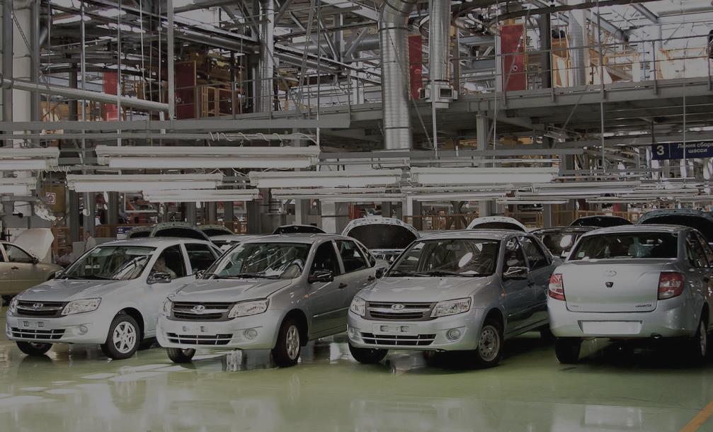 AUTOMOBILE INDUSTRY Production capacity: 1 mln.
