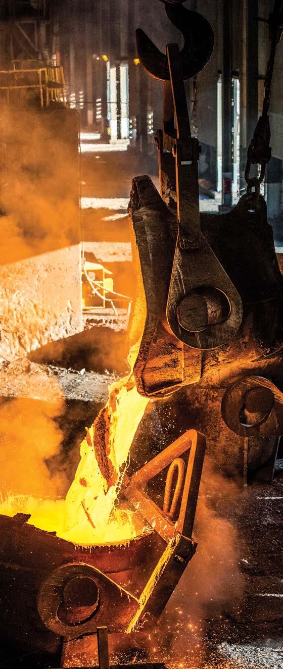 MINING DIVISION ANNUAL REPORT 2015 32 33 Copper is the third most used metal in the world, and an important element for infrastructure and world growth.