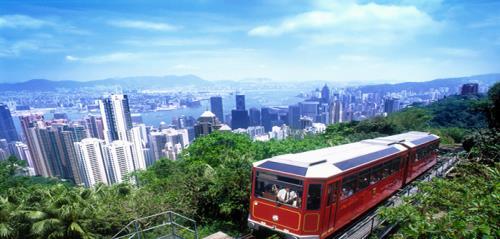 Getting to the Peak by the Peak Tram is an unforgettable experience. One of the world's oldest and most famous funicular railways, the tram rises to 396 metres above sea level.