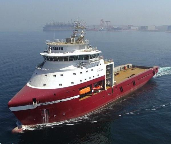 OSV NEWBUILDINGS, S&P DINA POLARIS STARTS SEA TRIALS IN TURKEY Myklebusthaug s newbuild MPSV Dina Polaris has been sent out on sea trials offshore Turkey.