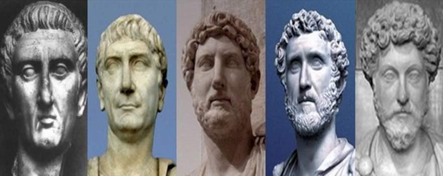 Good Emperors Nerva, Trajan, Hadrian, Antoninus Pius, Marcus Aurelius Trajan =