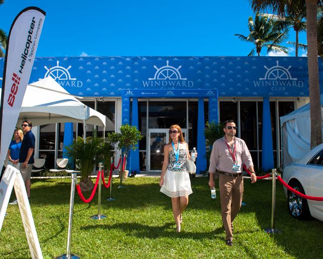 INCLUSIONS Exclusive in category 0 daily VIP lounge and show admission tickets Logo on entry arch and the building wrap on the Windward VIP Club Branded lounge inside the Windward VIP Club for each