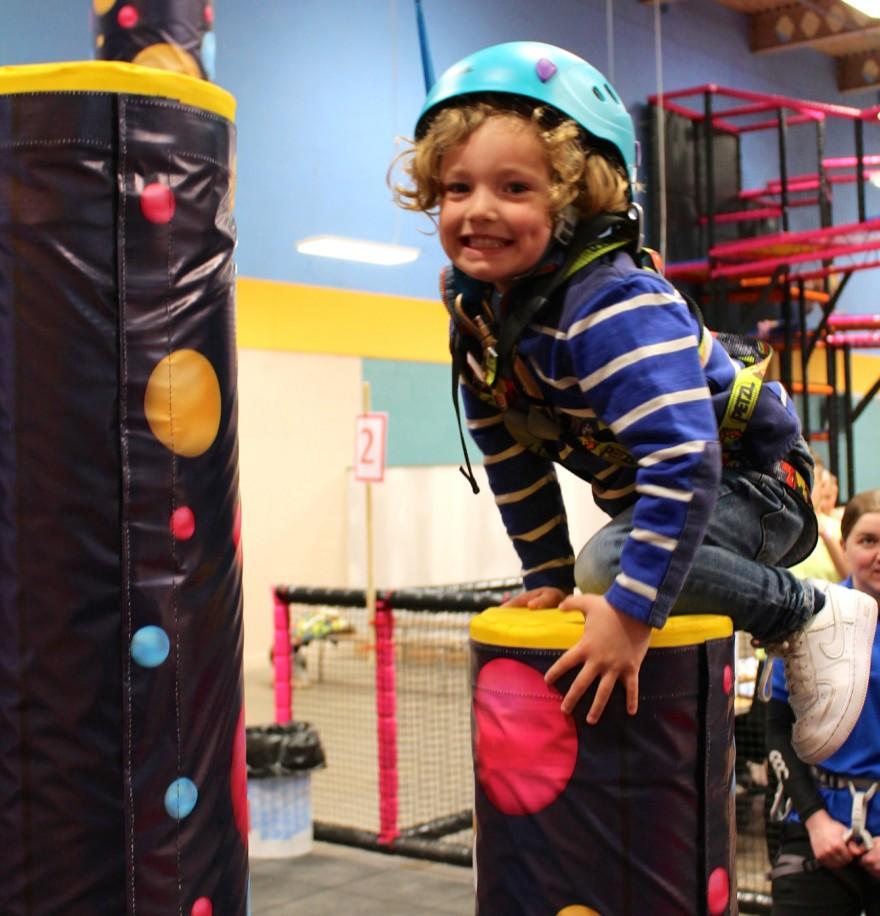 The minimum age to climb is 6 years, but the activity is not just for the kids! Package A - Under 12 s 11.50 per head Package B - 12-15 years 13.