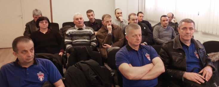 новооснованог Иницијативног одбора возача запослених у јавном саобраћају Србије. Први састанак Одбора одржан је 3. марта 2017.