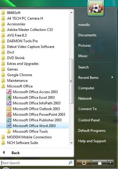 dokumenta. Word je sastavni deo programskog paketa Microsoft Office. Slika 1.