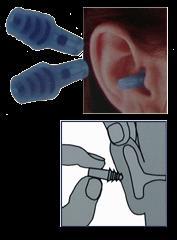 3. Pasivni prigušivači: nepomična ušna zdjelica iznutra je meko obložena, obloga blokira štetni zvuk iz okoline.