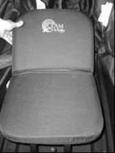 The Clam seat is adjustable.