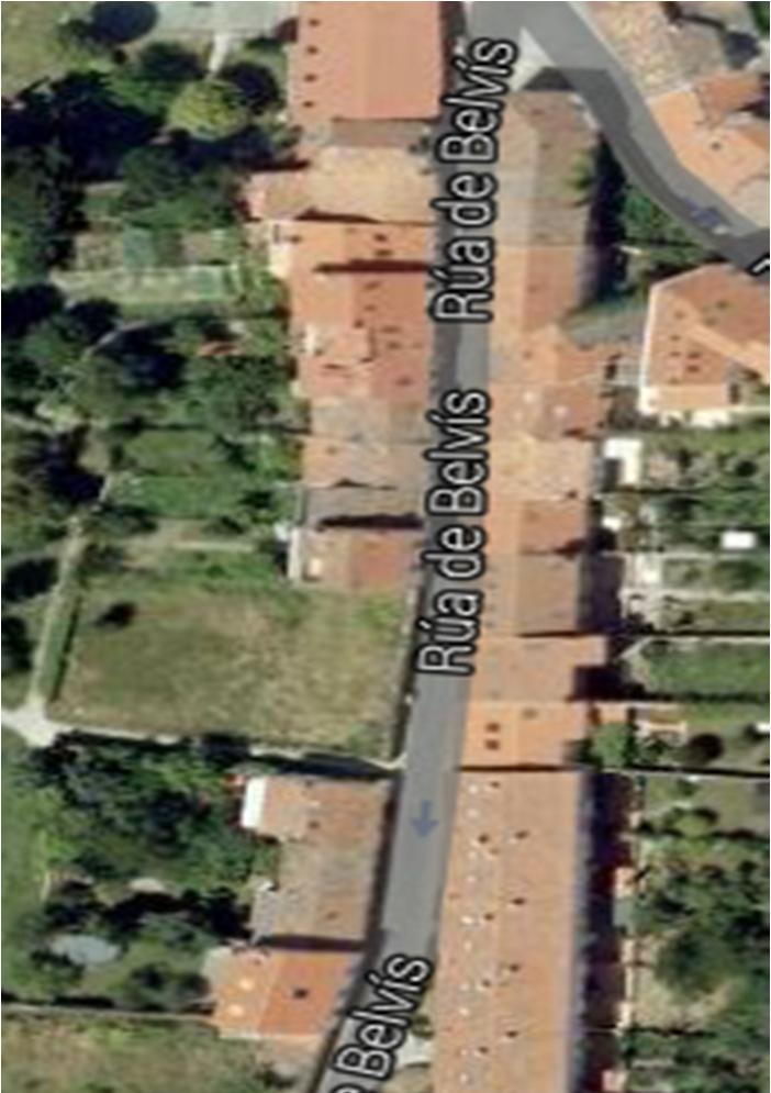 Imaxe 3: Fonte Google Maps Rúa de Belvís: