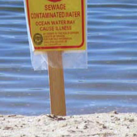 The closed ocean or bay water area will be reopened or reduced in size when the contamination source has been eliminated and