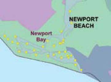Appendix 1 continued NEWPORT BAY Sampling Agency: Sampling Frequency: Sampling Stations: 31 Sampling Locations: Beach Miles: Available AB 411 BMDs: Available Yearly BMDs: HCA Environmental Health 1
