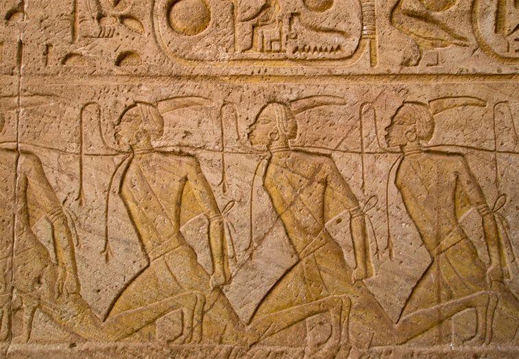 worshipped Egyptian gods and wore Egyptian-style clothes. Kush's archers fought in Egypt's army, and its royal princes were sent to Egypt for education.