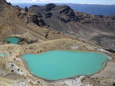 Tongariro National Park Travelling on, you will visit the Tongariro National Park.