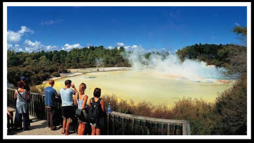 Today we are going on an excursion to Rotorua.