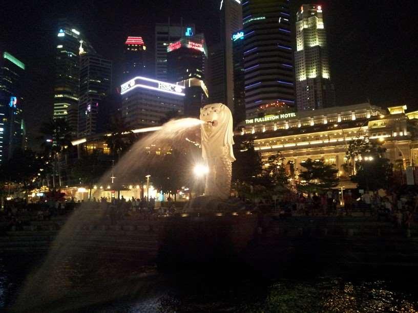 7 February, pic 2: Singapore Night Marina Bay Sands: