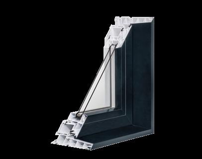 ALUMINUM CLAD For a low maintenance exterior finish, the extruded aluminum clad for your PVC windows is the ideal solution.