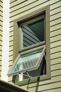 AWNING WINDOWS RAIN OR SHINE No matter what the weather, an awning window lets air circulate, allowing you to enjoy a fresh breeze on a windy day, or the rich scent of a warm summer rain.