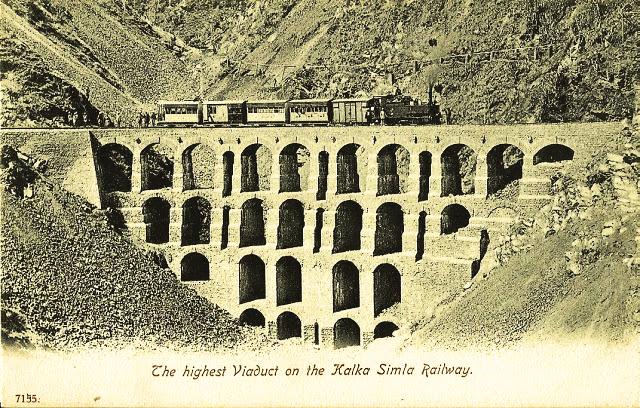 in India. It was considered the crown jewel of the Indian National Railways during British times. K alka Shimla Railway (KSR), a 96.