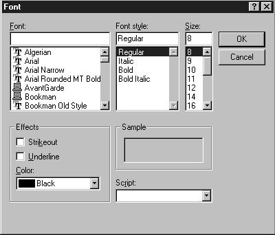 Programski jezik Visual Basic Zbirka zadataka 181 Prikaz dijaloškog okvira Color. CommonDialog1.ShowColor Postavljanje boje pozadine forme na odabranu boju. Form1.BackColor = CommonDialog1.Color 7.19.