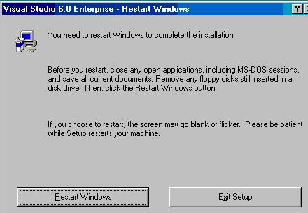 Kada se obaci traženi disk, pojavljuje se prozor MSDN Library - Visual Studio 6.0 Setup, koji nas obavještava da počinje proces instaliranja pomoćnih biblioteka na disk računara.
