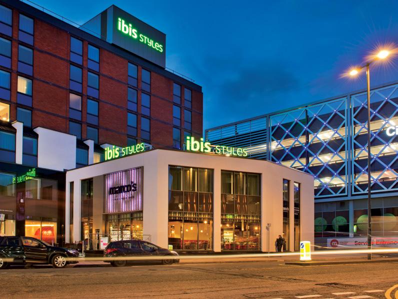 ibis Styles Hotel 10m refurbished hotel Originally built in 1964 as the Merrion Hotel, the venue has undergone an extensive redevelopment programme to deliver a new contemporary 134 bedroom ibis