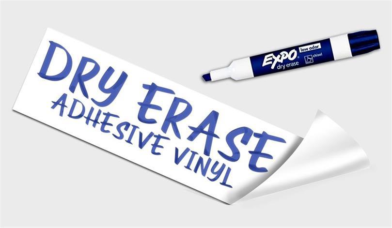 00 SF Our Adhesive Vinyl uses a 4mil white PVC film with a clear permanent adhesive