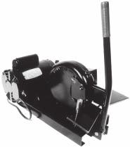 quipped with 3 HP motor 230V, 3 phase, 60 cycle. imensions: 22" wide x 42" long x 24" high Shipping Weight: 115 lbs. Replacement Scallop utting lade (10" with 3/4" arbor size) Part No.