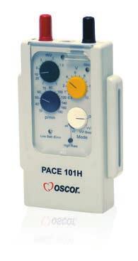 All Oscor external pulse generators are compatible with Oscor s line of temporary pacing leads and connection