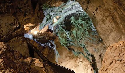 Here you can witness the highest situated underground waterfall on the Balkan Peninsula. The main gallery is named The Roaring Hall after the constant river roaring noise.
