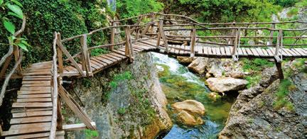 Tran The Tran s eco trail includes the gorges of the rivers Erma and Yablanitsa, 80 kilometres north-west from Sofia.