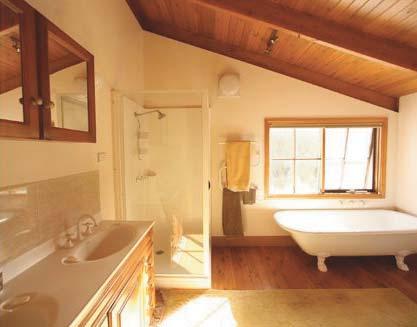 Ensuite is spacious with a shower.
