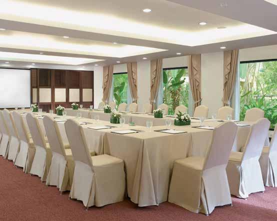 MEETINGS AND EVENTS Bring your group together to brainstorm or conference in our distinguished venue.