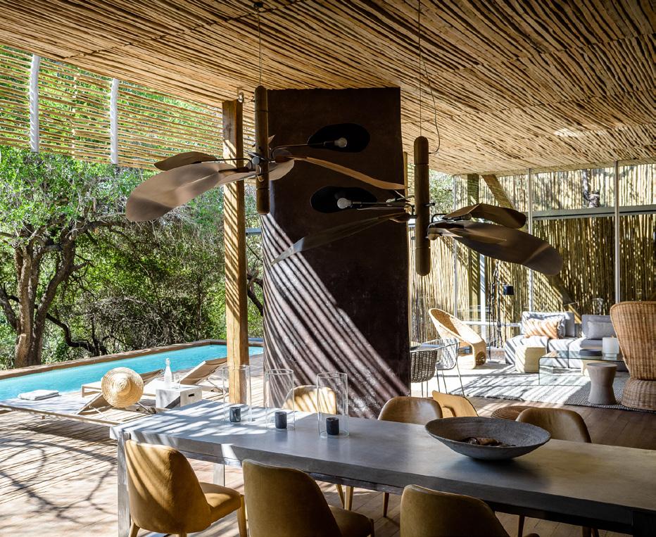 SINGITA LEBOMBO VILLA Accommodation Bold and dramatic with picturesque views of Kruger National Park s N Wanetsi River.