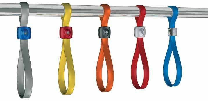 faigle igostrap impressive colours, ForM and FUnction chrome-plated Metal standard colours and variants the straps are available in ive standard colours. special colours are also possible.