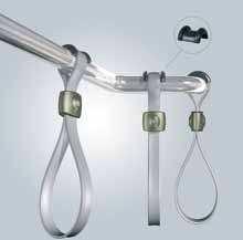 Metal clamping closure: chrome-plated cast zinc simple installation igostrap - see the benefits