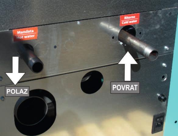 Spajanje na zatvoreni i otvoreni sustav grijanja Priključak kotla na sustav centralnog grijanja mora biti izveden isključivo od ovlaštenog servisera.