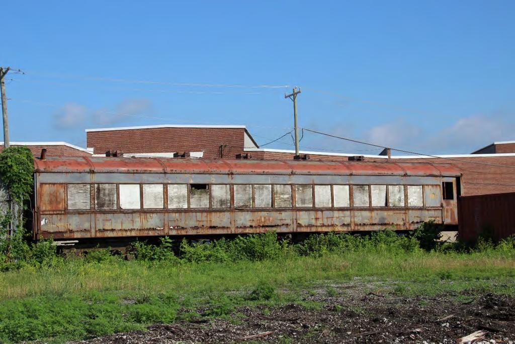 This former Long Island Railroad commuter coach, #304, was
