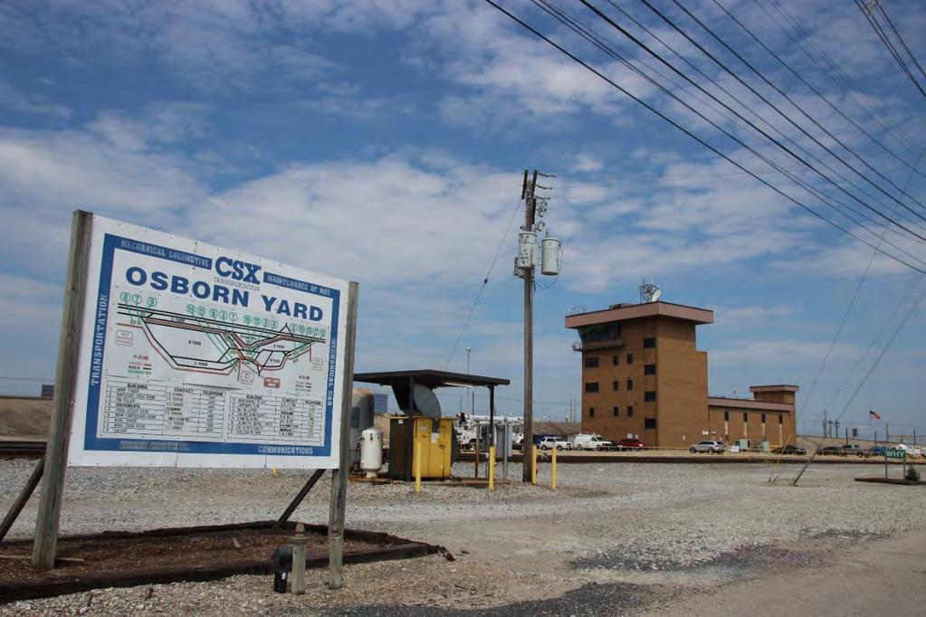 Osborn Yard is the main CSXT Yard in Louisville, Kentucky.