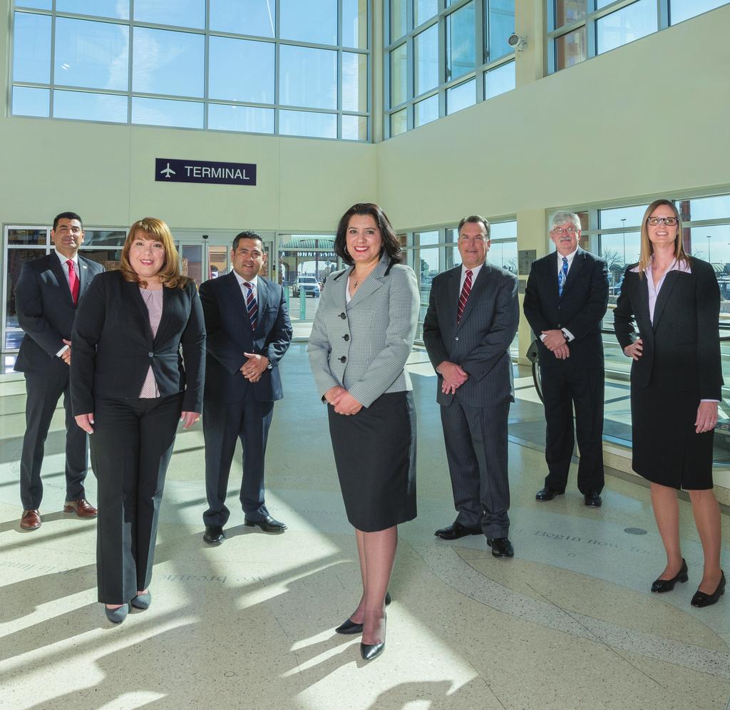 AIRPORT EXECUTIVE STAFF This past year ushered in the beginnings of major changes at El Paso International Airport.