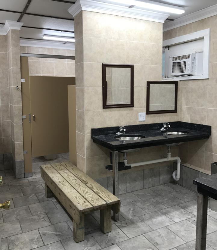 Renovation and Updates: Bathhouse B: Renovated in May 2017 Thank