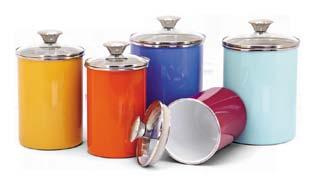 3pc Canister with Glass