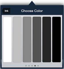Choosing Annotation Color Tap the Color button in the Annotation Edit menu to